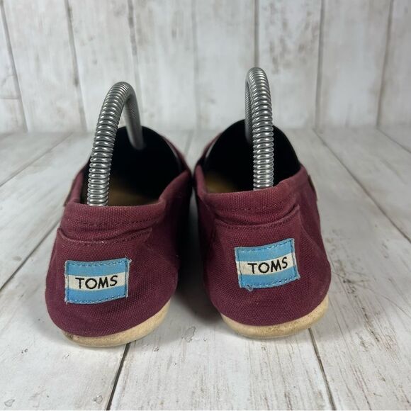Toms maroon Womens 8‎ - Picture 3 of 9